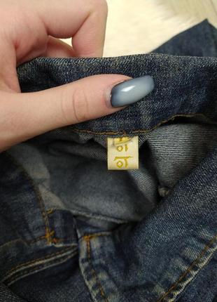 Женские джинсовый кардиган джинсовая куртка синяя размер м8 фото