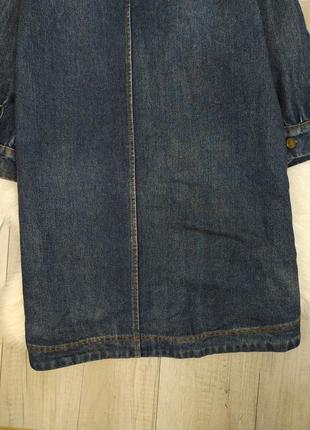 Женские джинсовый кардиган джинсовая куртка синяя размер м7 фото