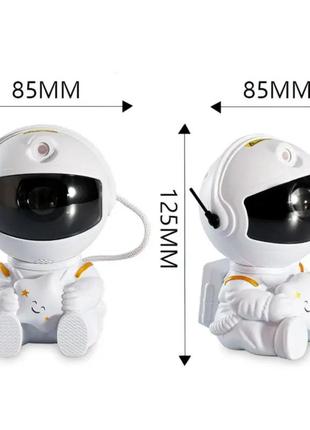 Космонавт ночник-проектор с эффектом звездного неба астронавт с пультом, лазерный, 5 вт, 8 режимов5 фото