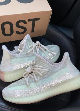 Мужские кроссовки  adidas yeezy boost 350 v2 citrin full reflective3 фото