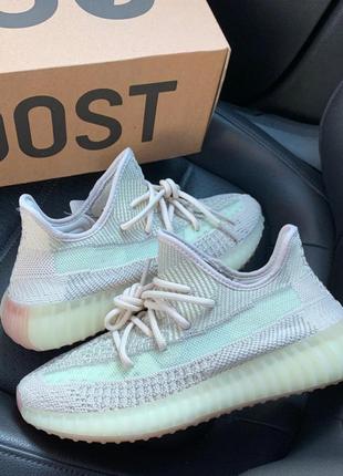 Мужские кроссовки  adidas yeezy boost 350 v2 citrin full reflective2 фото