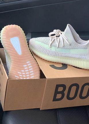 Мужские кроссовки  adidas yeezy boost 350 v2 citrin full reflective9 фото