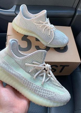 Мужские кроссовки  adidas yeezy boost 350 v2 citrin full reflective7 фото