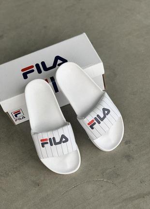 Шлепанцы женские  fila white