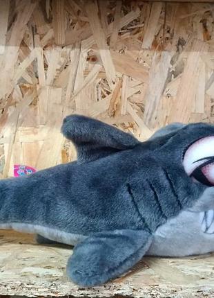 Мягкая плюшевая игрушка character co мультяшная акула 35 см разноцветная2 фото