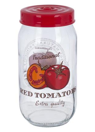 Банка herevin tomato 1 л (171541-057)  tzp102