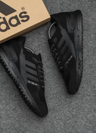 Мужские кроссовки  adidas zx 750 black8 фото