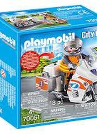 Ігровий набір арт. 70051, playmobil, мотоцикл мнс, у коробці tzp182