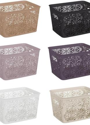 Корзина violet house 0502 №2 ажур mix б/к. 7 л (0502 №2 ажур mix) tzp181