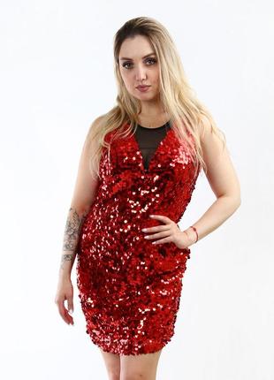 Платье guess красный (gdg-w34k1uw5ab0-red)1 фото
