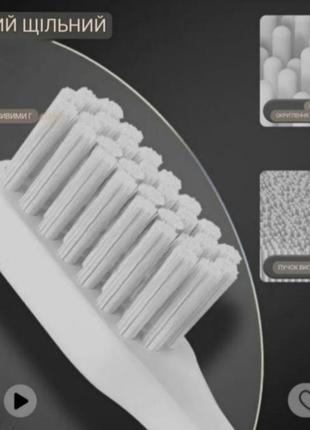 Електрична зубна щітка sonic ультразвукова ipx7 - 4 насадки, таймер.набір2 фото