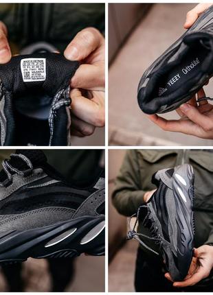 Adidas yeezy boost 700 black10 фото