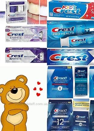 Лікування відбілювання зубів crest pro health whitening 121g-usa8 фото