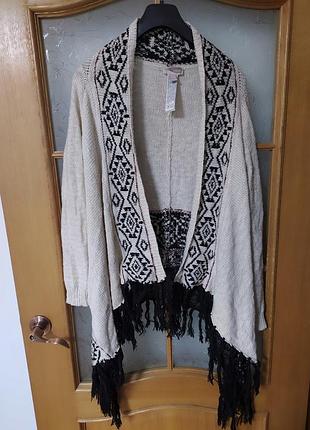 Мягкий кардиган с бахромой от forever 21,p. l