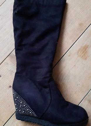 Сапожки замшеві для жінок розмір 41