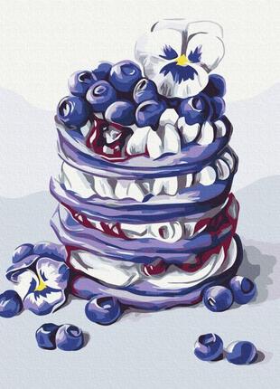 Картины по номерам "панкейки с голубиной © anna kulyk" раскраски по цифрам.30*40 см.украина