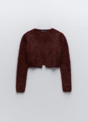 Кофта под мех zara 4