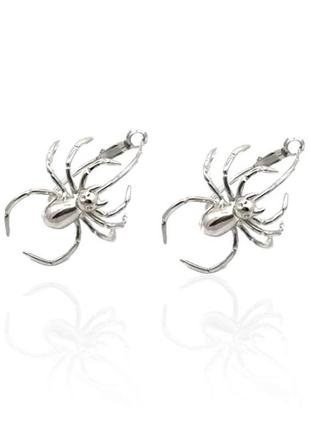 Пауки сережки-кольца пауки насекомые готические wednesday