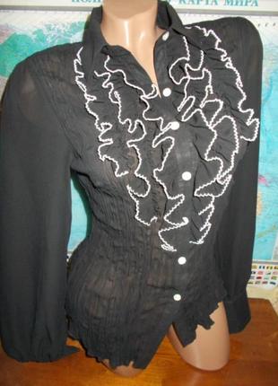 Шикарная шифоновая блуза1 фото
