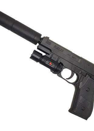 Дитячий іграшковий пістолет k2118-d+ на кульках топ