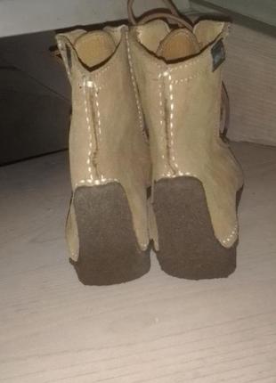 Новые замшевые ботинки bronx(нидерланды) р.38 (24.5 см)2 фото