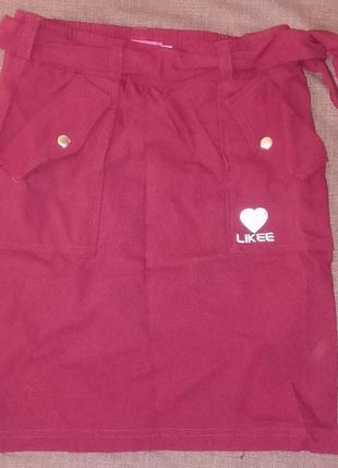 Котонова спідничка для дівчинки