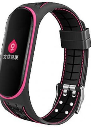 Ремешок для фитнес браслета becover lattice style для xiaomi mi smart band 5 pink (705163) - топ продаж!
