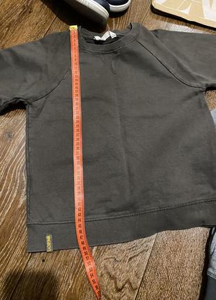 Цена за 2! стильные коттоновые свитера регланы мальчишку zara, mango3 фото