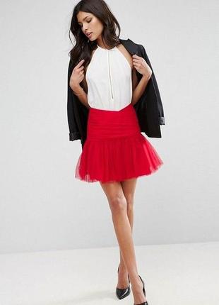 Фатинова спідниця asos design юбка мини тюля