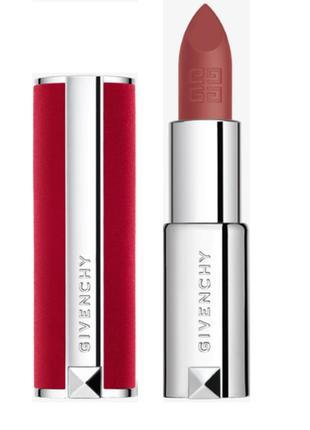 Помада для губ givenchy le rouge deep velvet lipstick 28 — rose fume