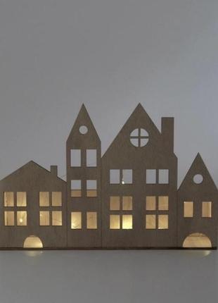 Ночник, новогодний домик с подсветкой польша