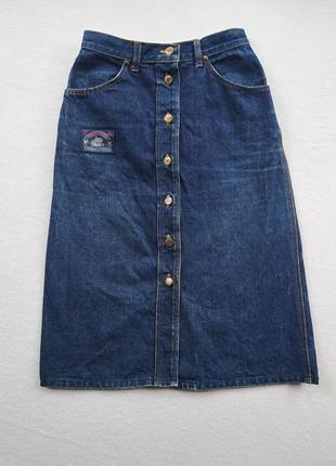 Женская винтажная джинсовая юбка montana 80-е