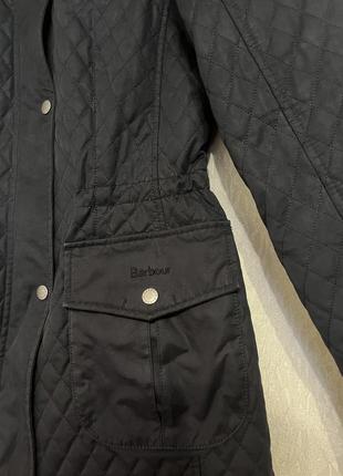 Barbour charlize jacket премиум куртка парка стёганная демисезонная черная женская р. 36 (s)2 фото