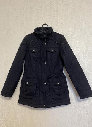 Barbour charlize jacket премиум куртка парка стёганная демисезонная черная женская р. 36 (s)1 фото