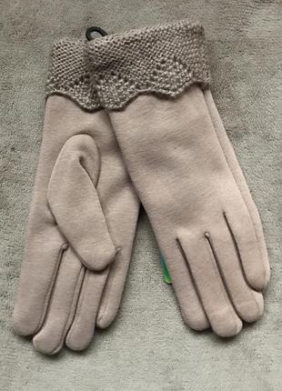 Новые теплые женские зимние перчатки3 фото