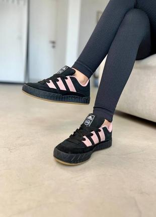 Adidas adimatic black rose ❤️36рр-45рр❤️кроссовки адедас женские черные, кроссовки жеэнские адидас, кроссовки мужские адедас, кроссовки весна-осень адидас4 фото