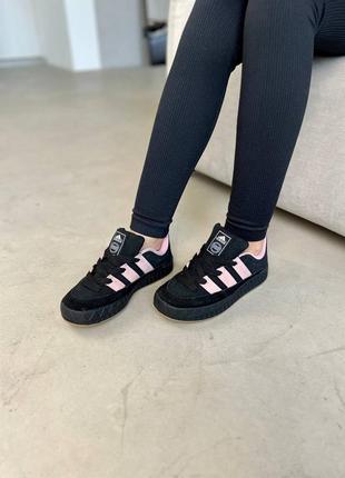 Adidas adimatic black rose ❤️36рр-45рр❤️кроссовки адедас женские черные, кроссовки жеэнские адидас, кроссовки мужские адедас, кроссовки весна-осень адидас8 фото