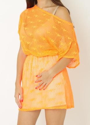 Платье оранжевый (dm-850a5_orange)3 фото