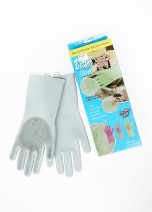Товари для кухні magic silicone gloves м'ятний (opr-1718-mint)