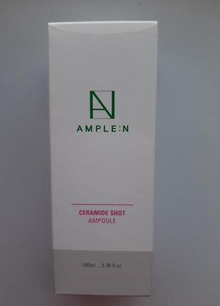 Відновлювальна сироватка з керамідами coreana ample m ceramide shot ampoule 100 мл