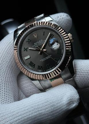 Швейцарские часы rolex datejust wimbledon gold1 фото