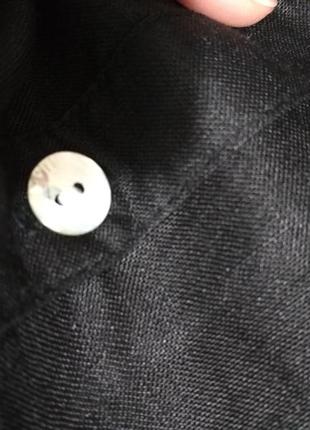 100% лён фирменная базовая длинная льняная рубашка туника супер качество!!!3 фото