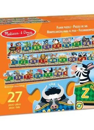 Розвивальна іграшка melissa&doug паровозик алфавіт 27 ел. (md4420)1 фото