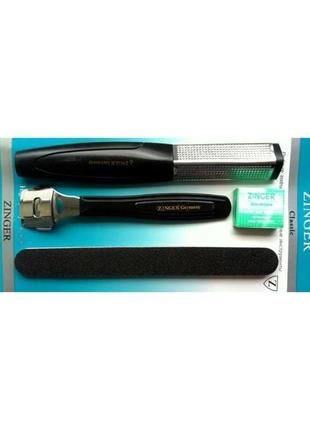 Набір для педикюру zinger (4 предмети)