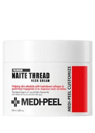 Крем для шеи антивозрастной с пептидным комплексом medi-peel premium naite thread neck cream 100 ml
