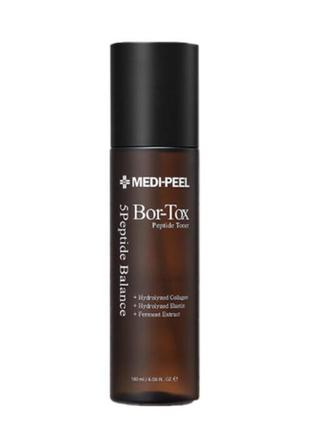 Тонер проти зморшок з пептидним комплексом medi-peel bor-tox peptide toner 180 ml