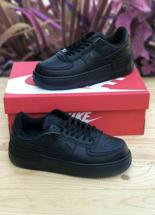 Женские кроссовки найк nike air force 1 low all black