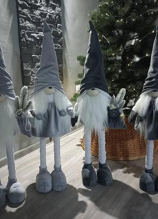 Скандинавский новогодний, интерьерный гном.