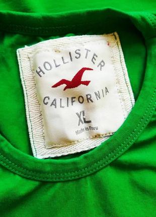 333.яркая хлопковая футболка чрезвычайно популярного бренда из сша hollister6 фото