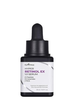 Сыворотка антивозрастная с ретинолом isntree hyper retinol ex 1.0 serum 20 ml